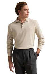 Polo Ralph Lauren LUXURY JERSEY Polo Fet T-shirt Wool _ Beige
