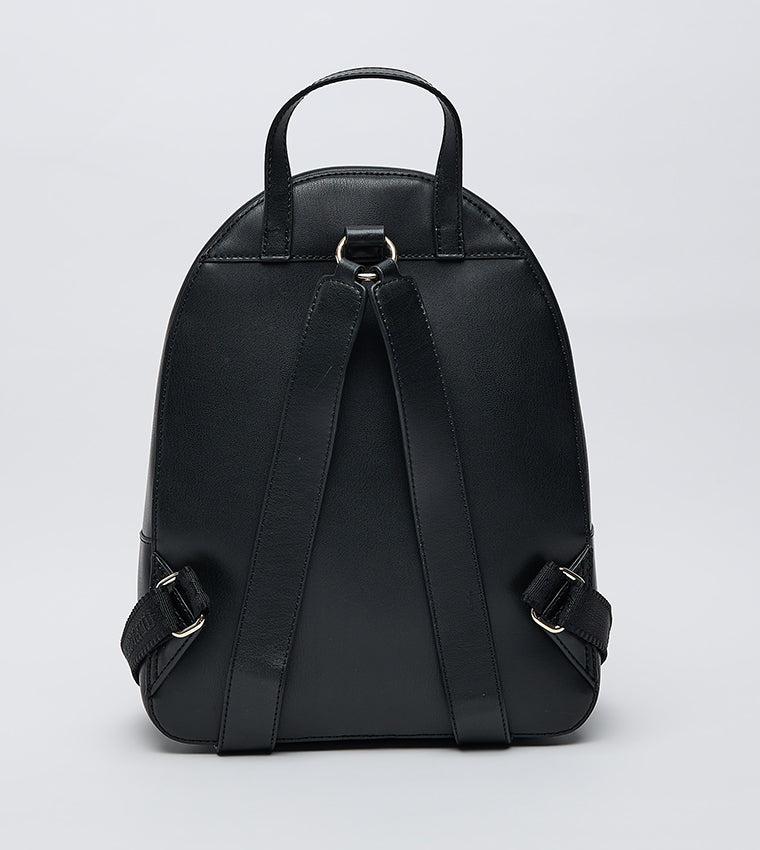 Tommy Logo Detail Zippered Backpack