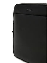 Calvin klein Black Mono Logo Reporter bag