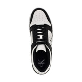 Calvin Klein Men’s Black & White Leather Sneakers