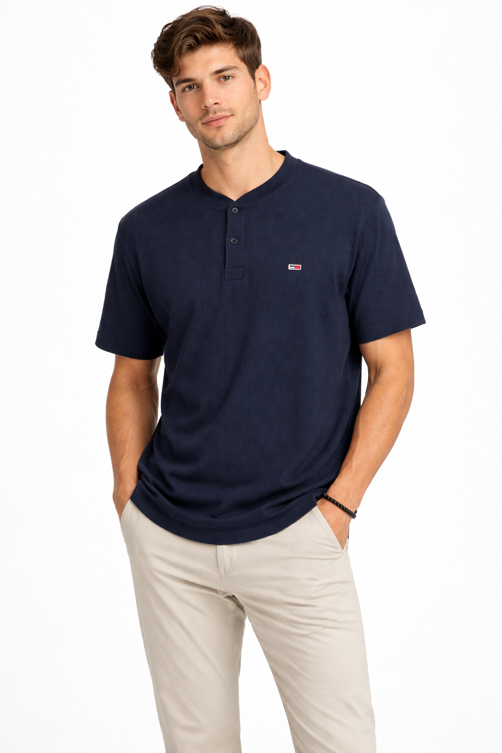 Tommy jeans round Henley t-shirt
