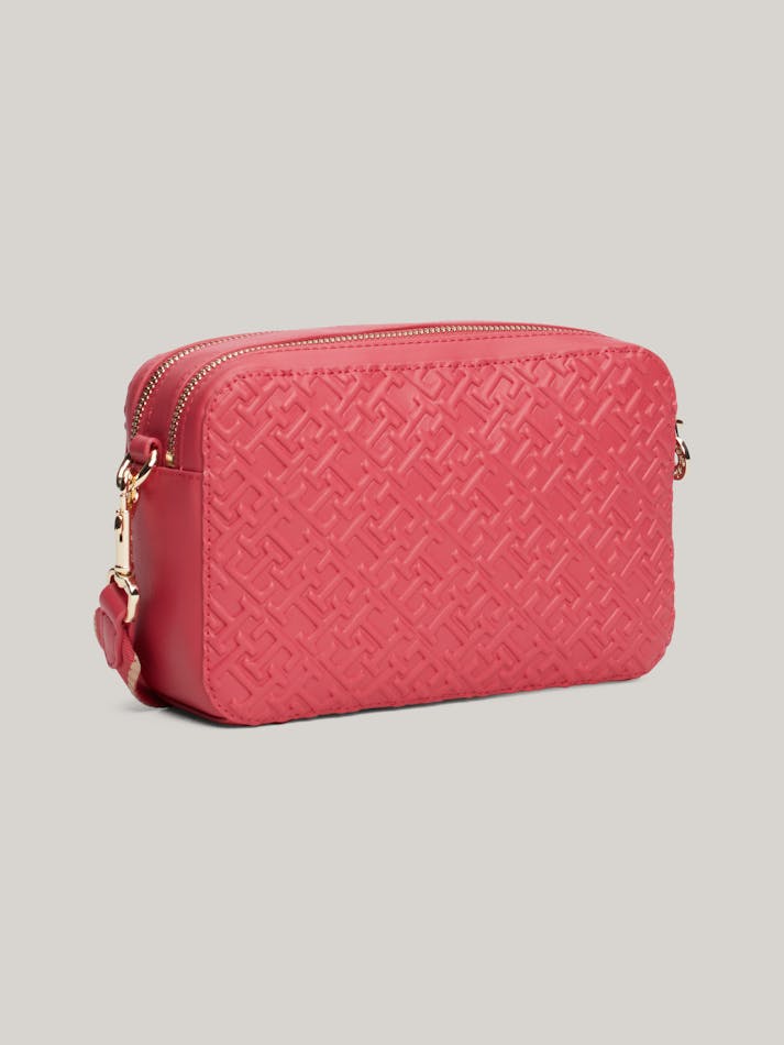 Tommy Hilfiger Women Camera Crossbody Bag Teaberry Pink