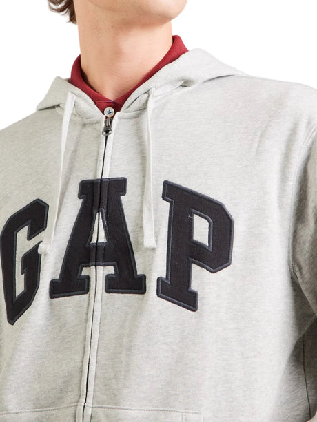 GAP Full Zip-Up Hoodie _ Light Grey