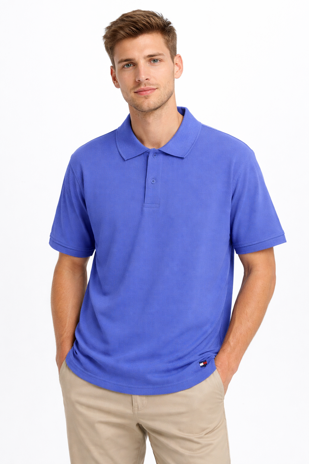 Tommy jeans Badge Waffle Knitpolo