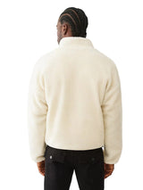 True Religion sherpa logo Men jacket _ Off White