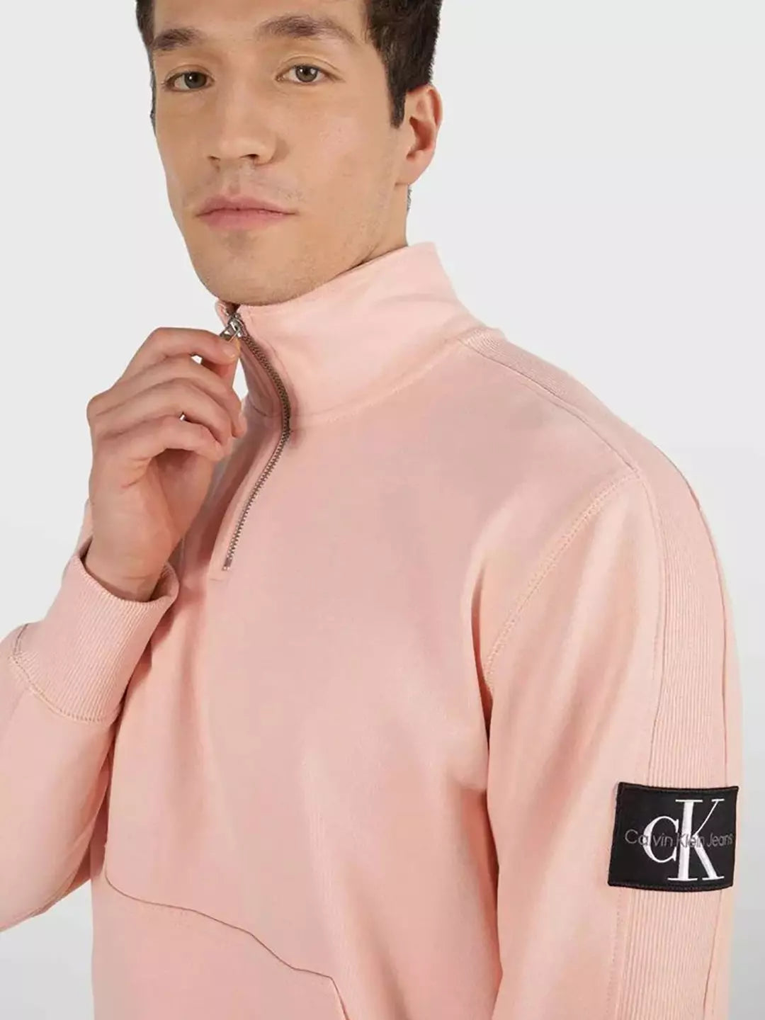 Calvin Klein Hoodie Men Logo Prited _ Rose