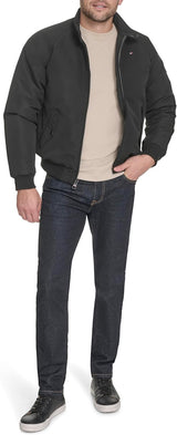Tommy Hilfiger  textile bomber  with lightweight Men Jacket_ Black