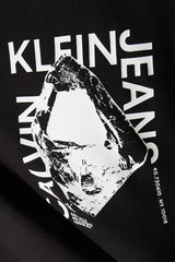 Calvin Klein Hoodie Men Logo Pritned _ Black