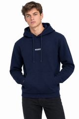 HUGO Dapo Logo  Hoodie  Print Men _ Navy