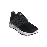 Adidas Ultimashow running shoe in black with a white midsole.