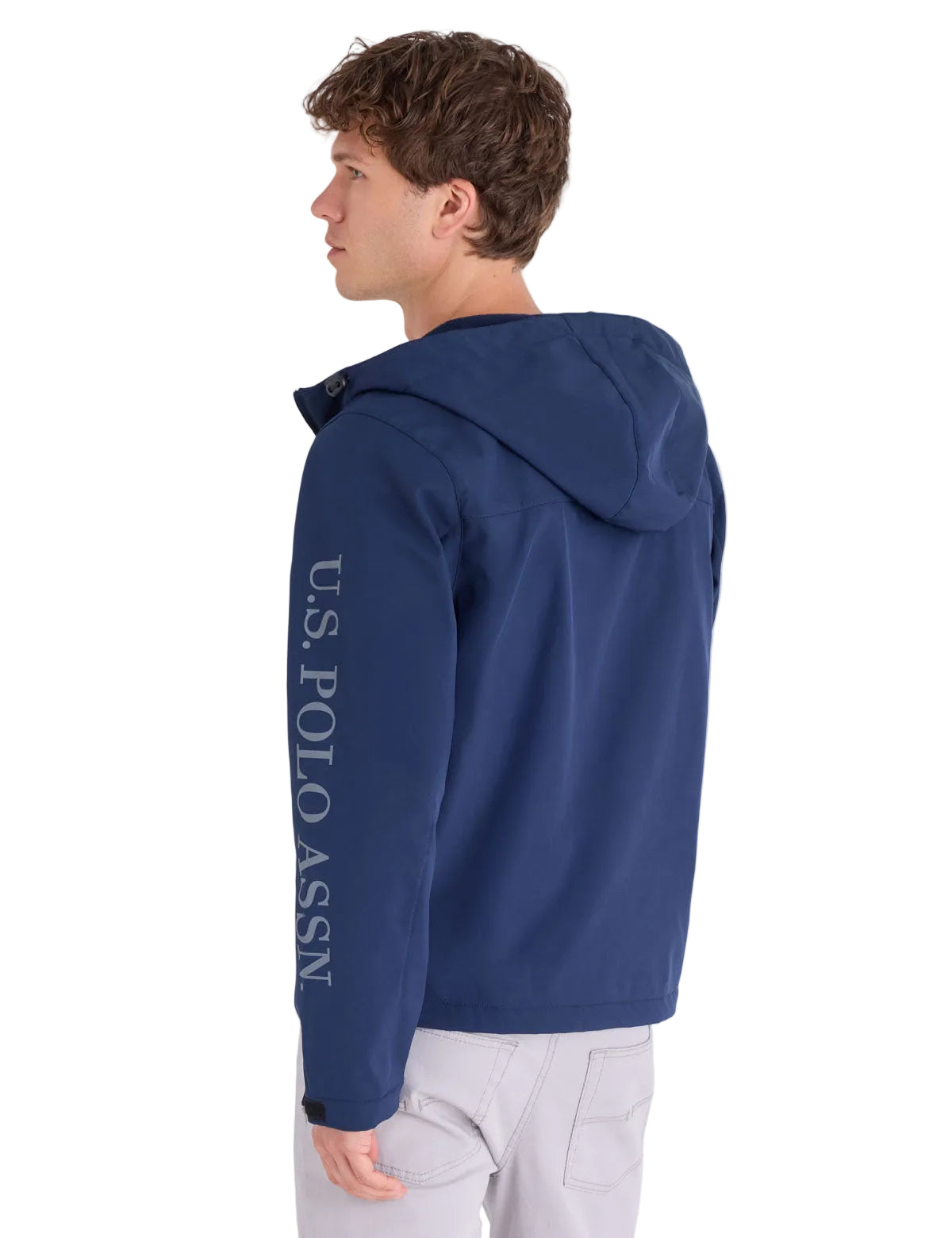 U.S. Polo Assn  Stylish youth polar fleece  Men jacket _ Navy