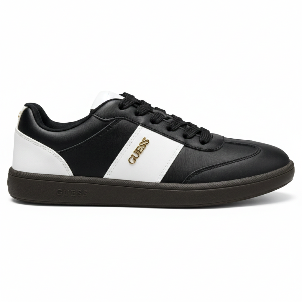 Shoes Guess Pelara low-top sneakers in black and white Women