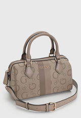 Guess WESTER BOX SATCHEL Taupe bag
