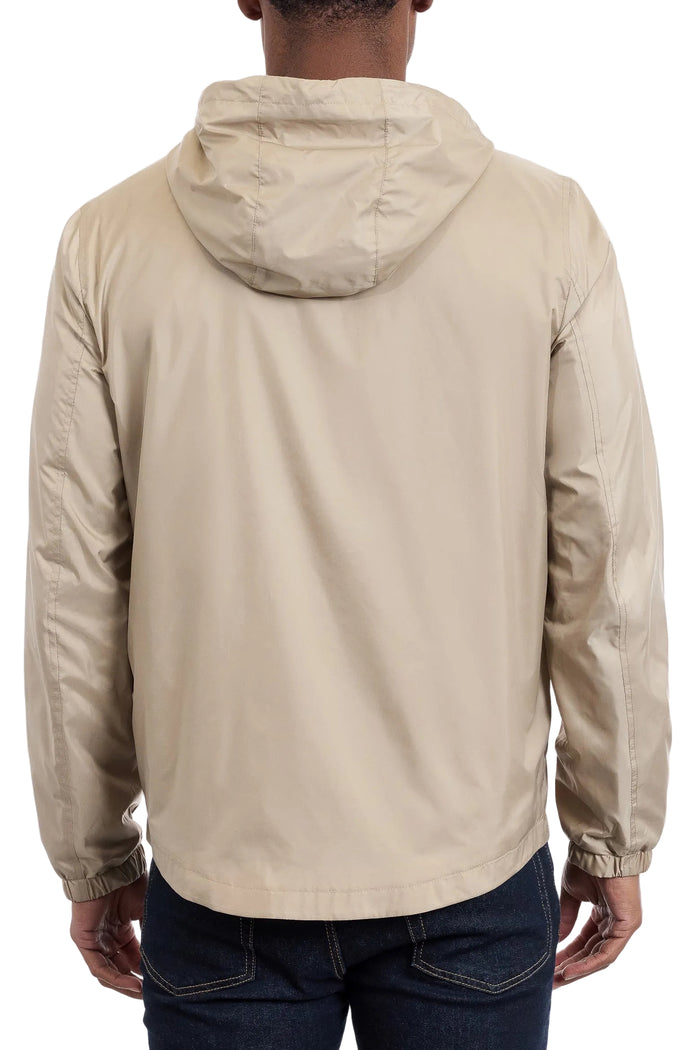 Michael Kors Windbreaker Men Hooded  Jacket – Beige