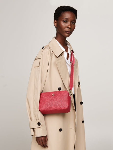 Tommy Hilfiger Women Camera Crossbody Bag Teaberry Pink