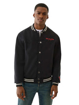 True Religion western wool varsity Men jacket _ Black