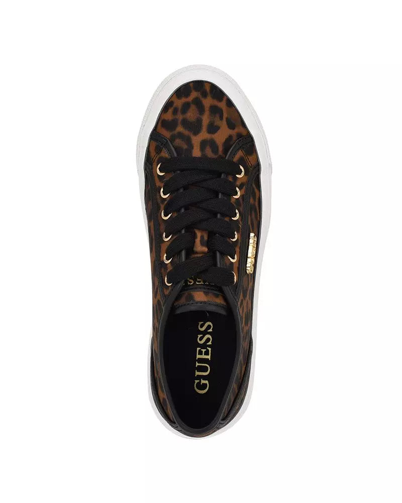 GUESS Women’s Leopard Print Low-Top Sneakers