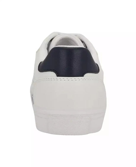 Tommy Hilfiger Women’s Low-Top Sneakers – White Lace-Up Casual Shoes