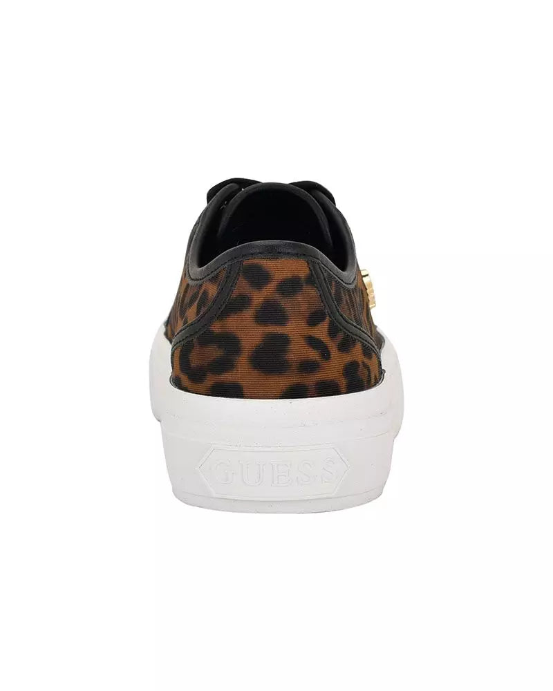 GUESS Women’s Leopard Print Low-Top Sneakers