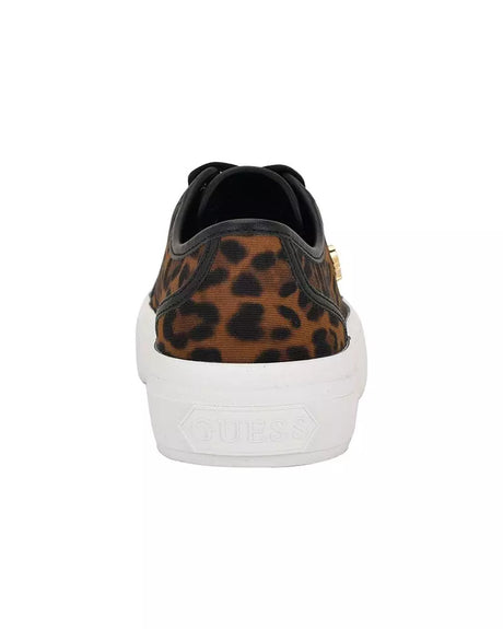 GUESS Women’s Leopard Print Low-Top Sneakers