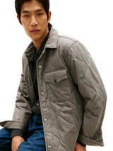 TOMMY HHLFIGER Garment-Dyed Lightweight Quilted Men jacket _ Grey