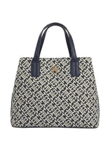TOMMY HILFIGER Monogram Jacquard Satchel Women bag