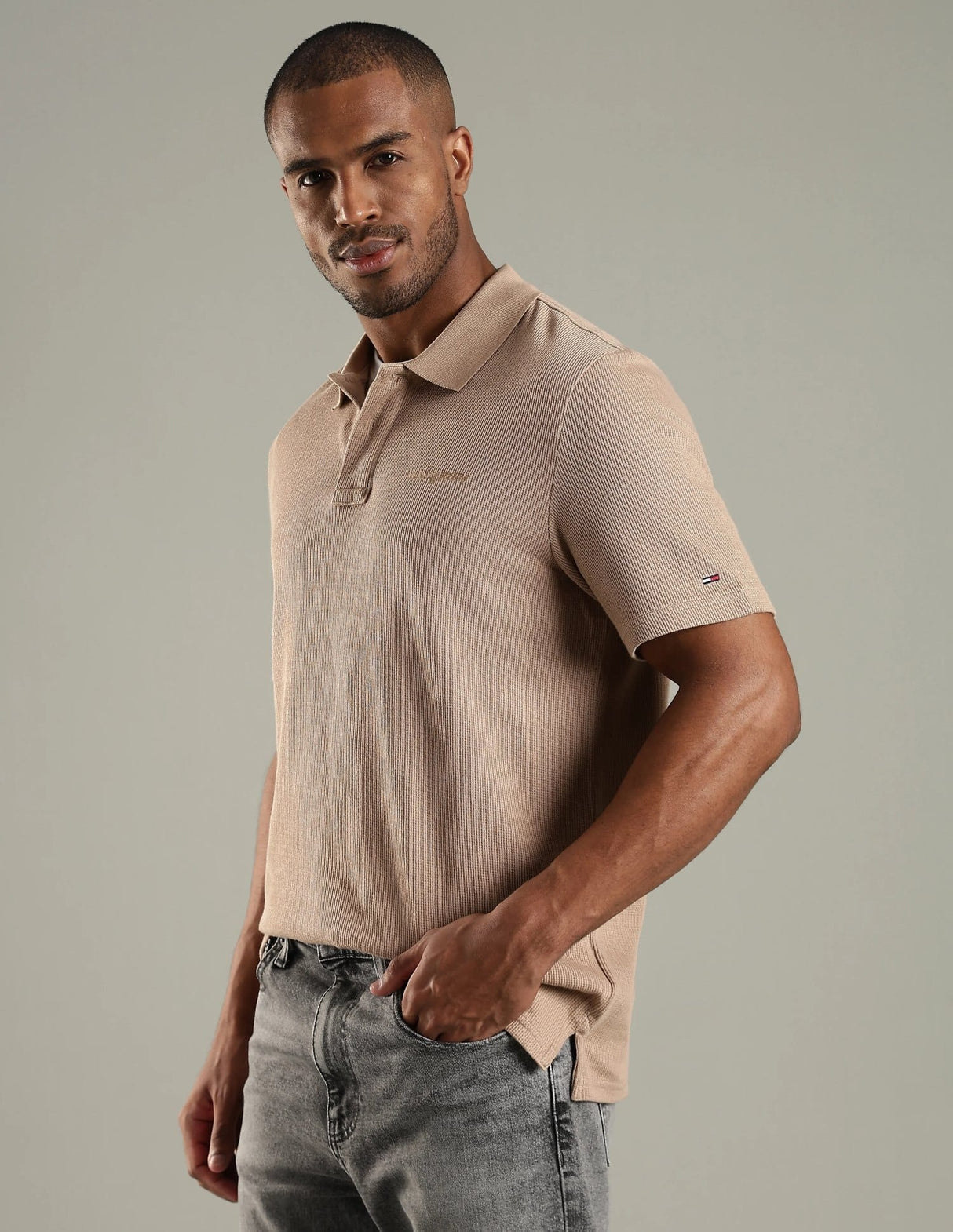 Tommy jeans Waffle Script polo