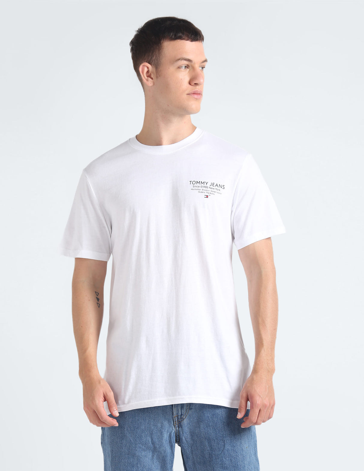 Tommy jeans  Logo Printed Crew Neck round t-shirt
