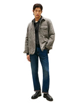 TOMMY HHLFIGER Garment-Dyed Lightweight Quilted Men jacket _ Grey