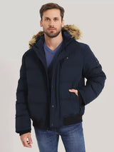 TOMMY YArtic Parka With Blue Logo JACKET