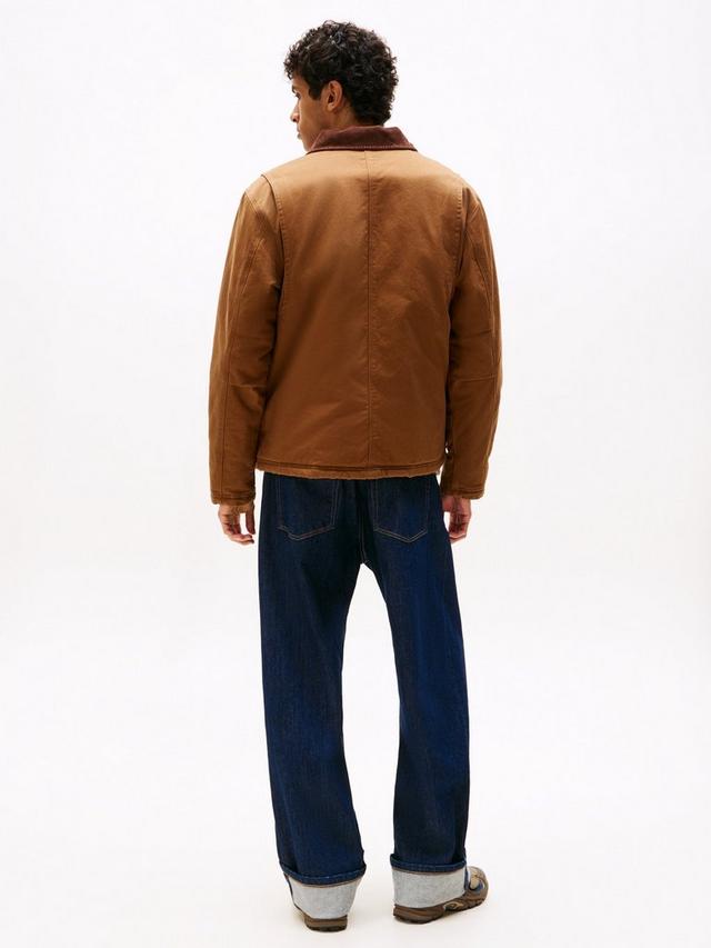 Tommy Jeans Men’s Utility Canvas Jacket – Brown