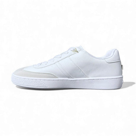 GUESS Women’s Classic White Low-Top Sneakers – Lace-Up Casual Shoes