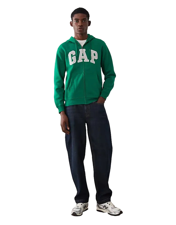 GAP Full Zip-Up Hoodie _ Green