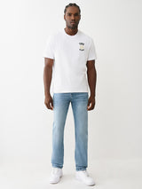 True Religion buddha record graphic tee regular fit _ White