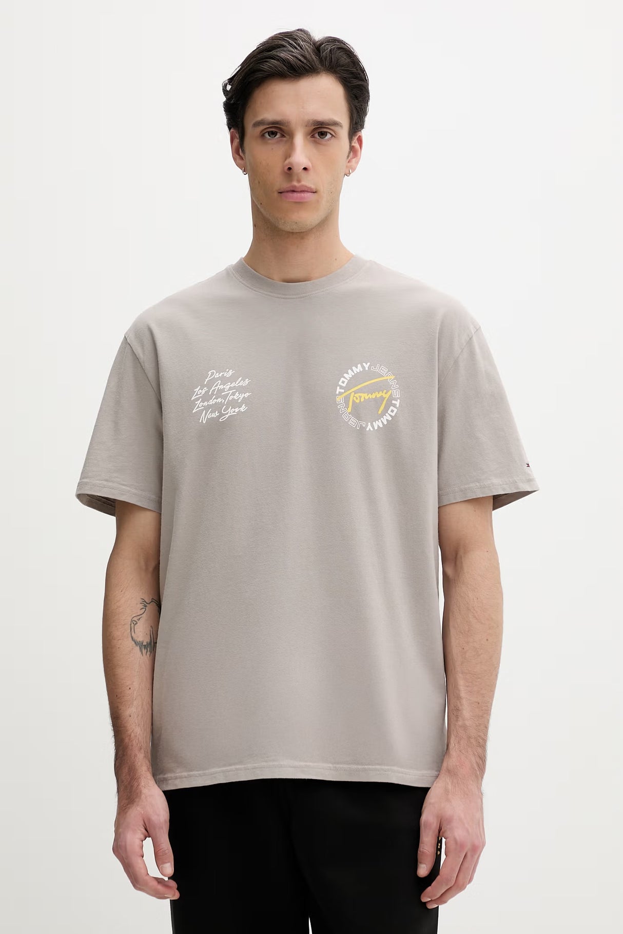 Tommy jeans Circular Back Logo round t-shirt