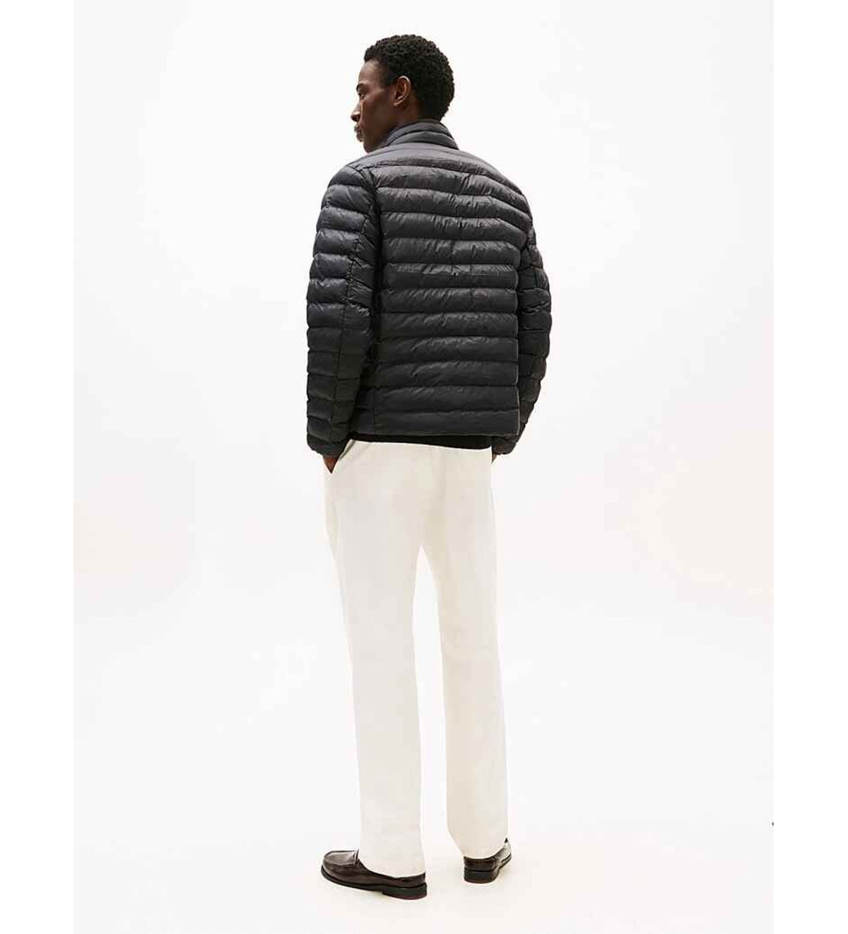 Tommy Hilfiger Men Lightweight Ultra Loft Packable Puffer Jacket _Black