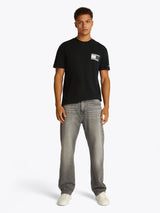Tommy jeans Paisley Back Logo round t-shirt