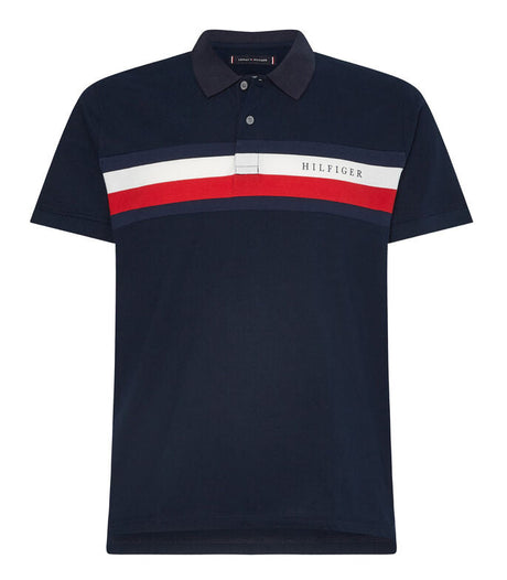 Tommy Hilfiger Men's  Chest Stripe Polo T-Shirt