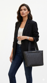 Calvin Klein Signature Monogram Tote Bag Women