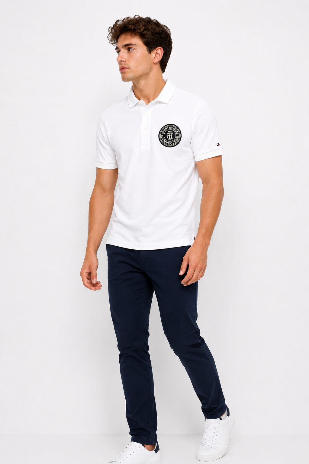 Tommy Hilfiger Collar Neck Solid Polo T-Shirt