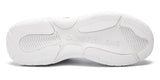 Calvin Klein Jeans Men's Marvin chunky sneakers in white and black suede.