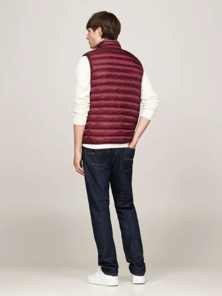 Tommy Hilfiger Men Quilted Puffer Vest – Winter_Burgundy