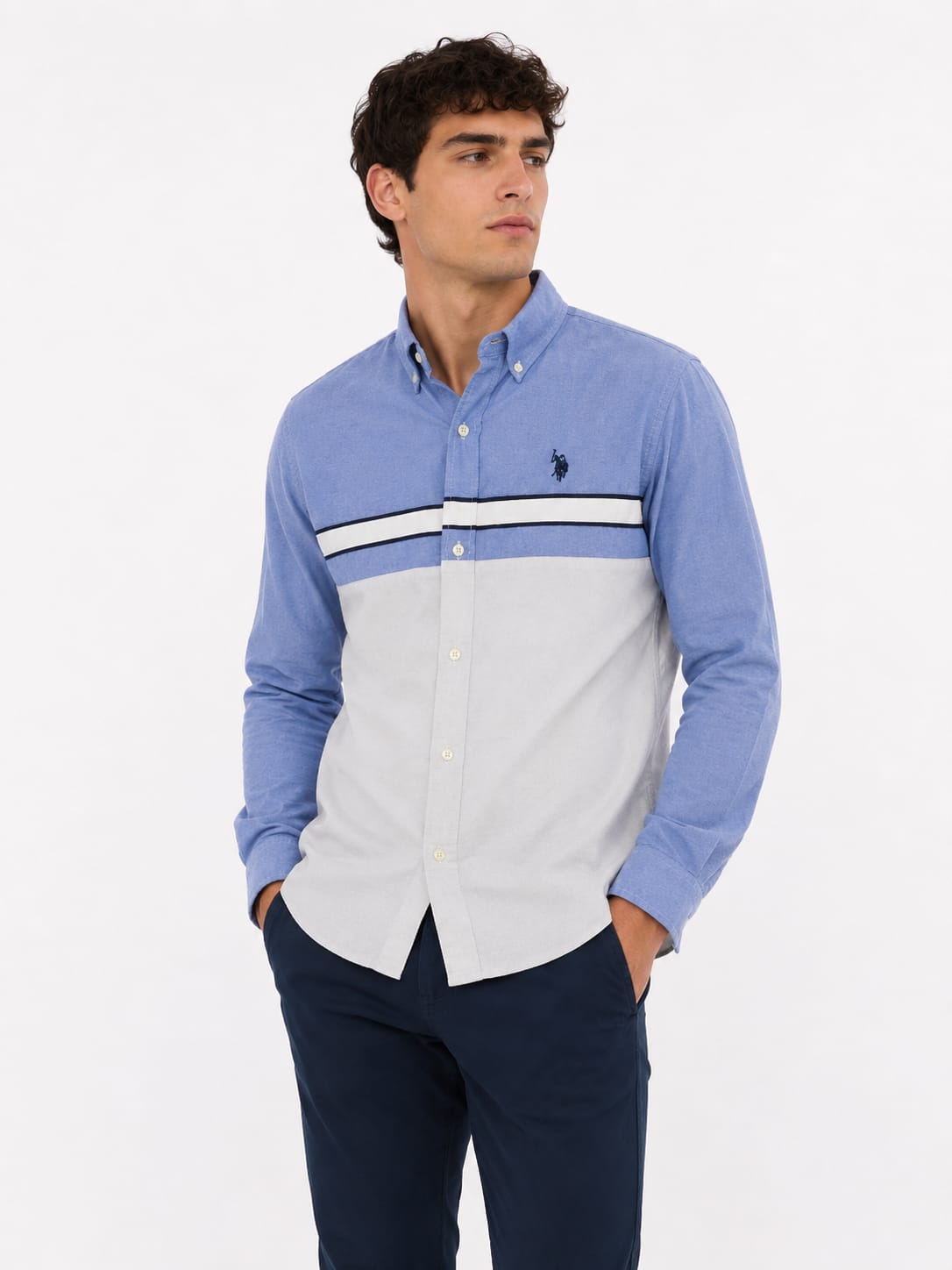 u.s polo shirt long sleeves