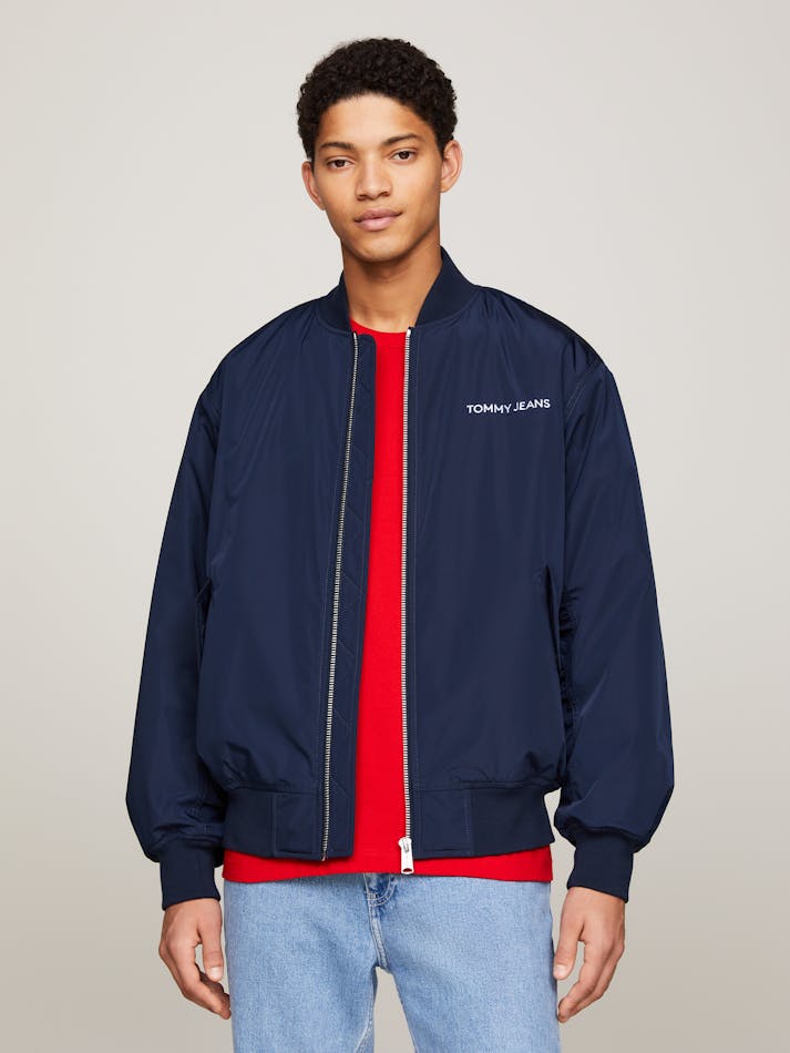 Tommy Jeans Men’s Classic Bomber Jacket – Navy Blue