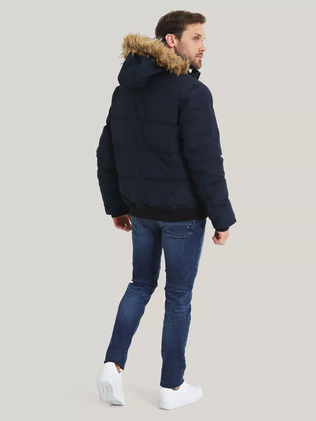 TOMMY YArtic Parka With Blue Logo JACKET