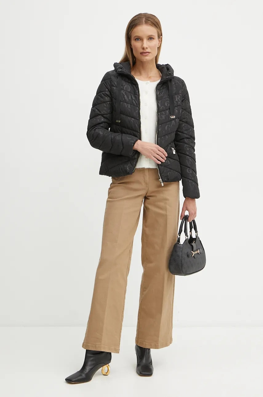 Guess Signature Print Shoulder Bag