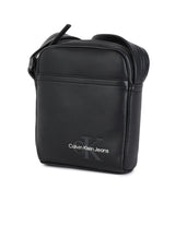 Calvin klein Black Mono Logo Reporter bag