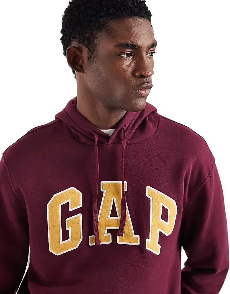 GAP Men’s Logo Hoodie – Burguandy