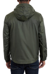 Michael Kors Windbreaker Men Hooded  Jacket – Olive
