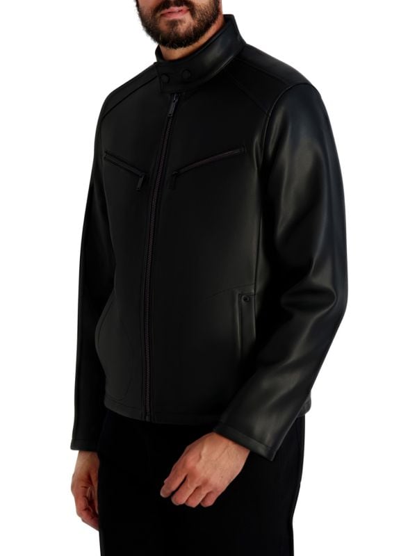KARL LAGERFELD faux leather Men Jacket